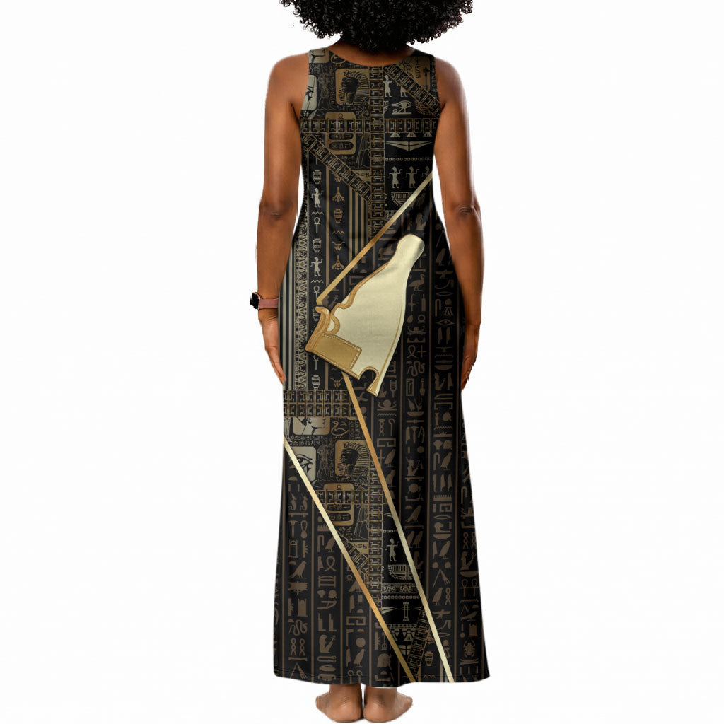 Egypt Hedjet Crown Tank Maxi Dress Ancient Mythology Upper Pharaoh