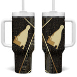 Egypt Hedjet Crown Tumbler With Handle Ancient Mythology Upper Pharaoh