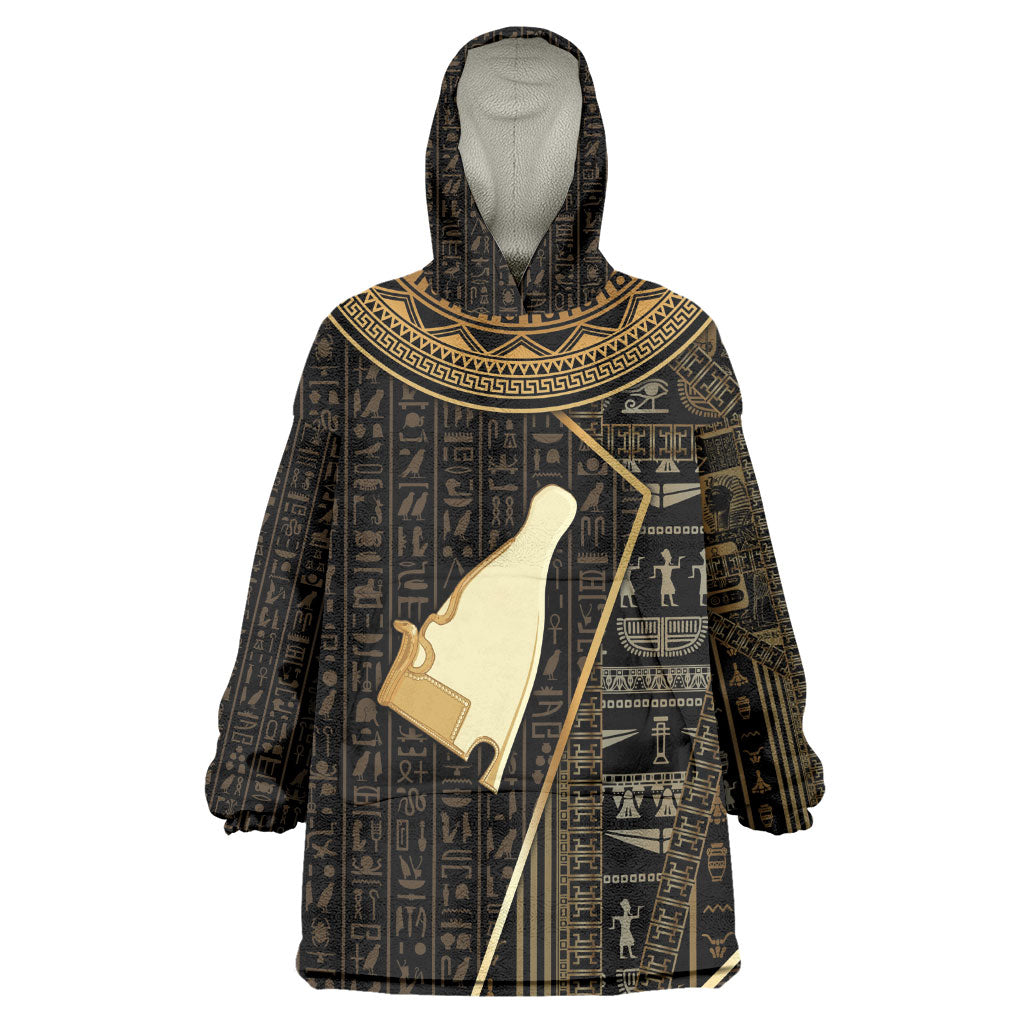 Egypt Hedjet Crown Wearable Blanket Hoodie Ancient Mythology Upper Pharaoh