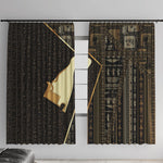 Egypt Hedjet Crown Window Curtain Ancient Mythology Upper Pharaoh