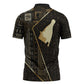 Egypt Hedjet Crown Zipper Polo Shirt Ancient Mythology Upper Pharaoh
