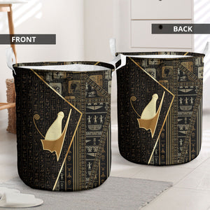 Egypt Pschent Crown Laundry Basket Ancient Mythology Unified Pharaoh