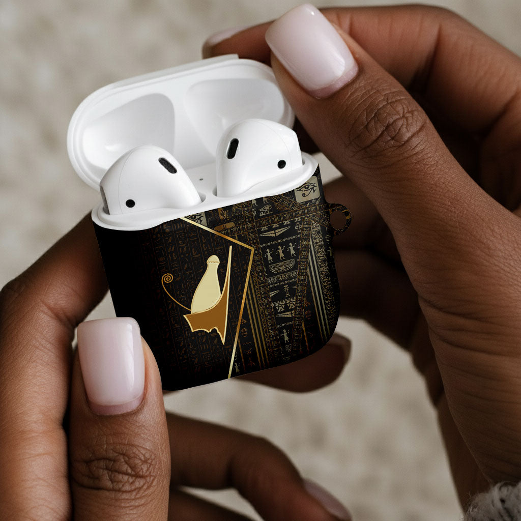 Egypt Pschent Crown AirPods Case Ancient Mythology Unified Pharaoh