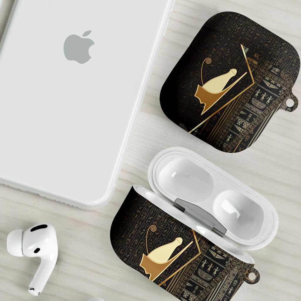 Egypt Pschent Crown AirPods Case Ancient Mythology Unified Pharaoh