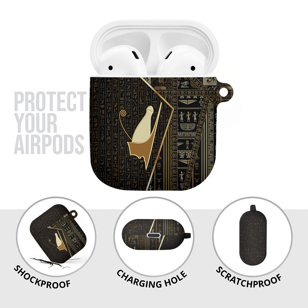 Egypt Pschent Crown AirPods Case Ancient Mythology Unified Pharaoh