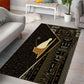 Egypt Pschent Crown Area Rug Ancient Mythology Unified Pharaoh