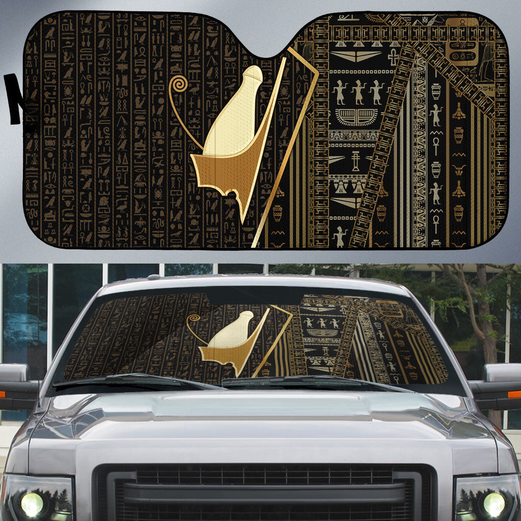 Egypt Pschent Crown Auto Sun Shade Ancient Mythology Unified Pharaoh