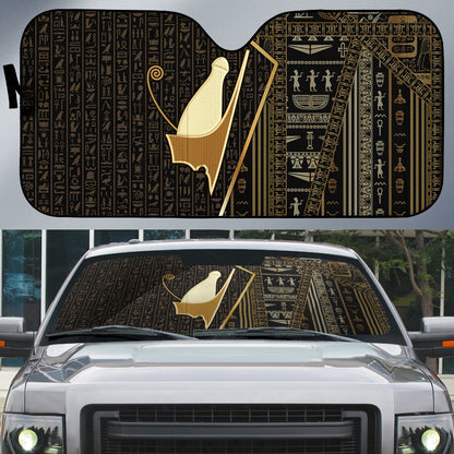 Egypt Pschent Crown Auto Sun Shade Ancient Mythology Unified Pharaoh