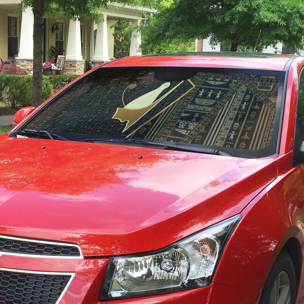 Egypt Pschent Crown Auto Sun Shade Ancient Mythology Unified Pharaoh