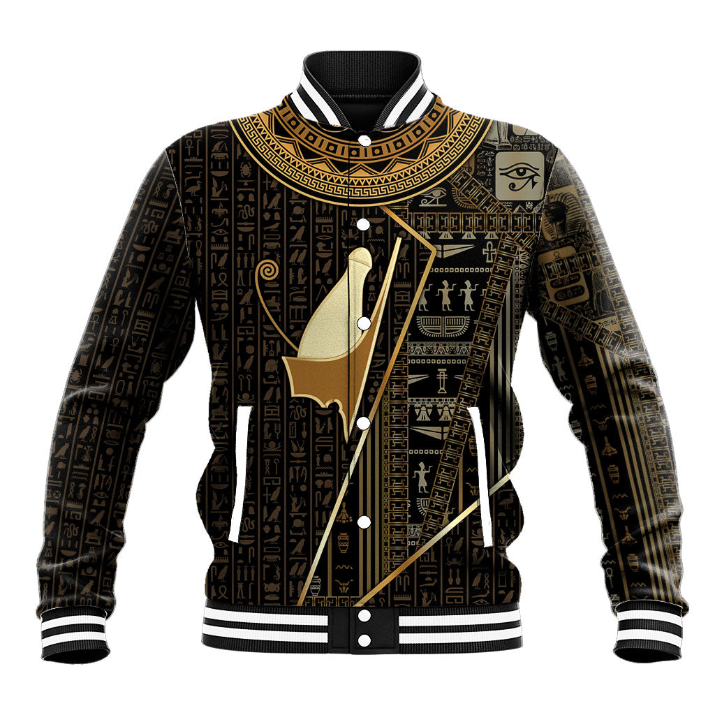 Egypt Pschent Crown Baseball Jacket Ancient Mythology Unified Pharaoh