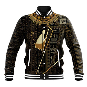 Egypt Pschent Crown Baseball Jacket Ancient Mythology Unified Pharaoh