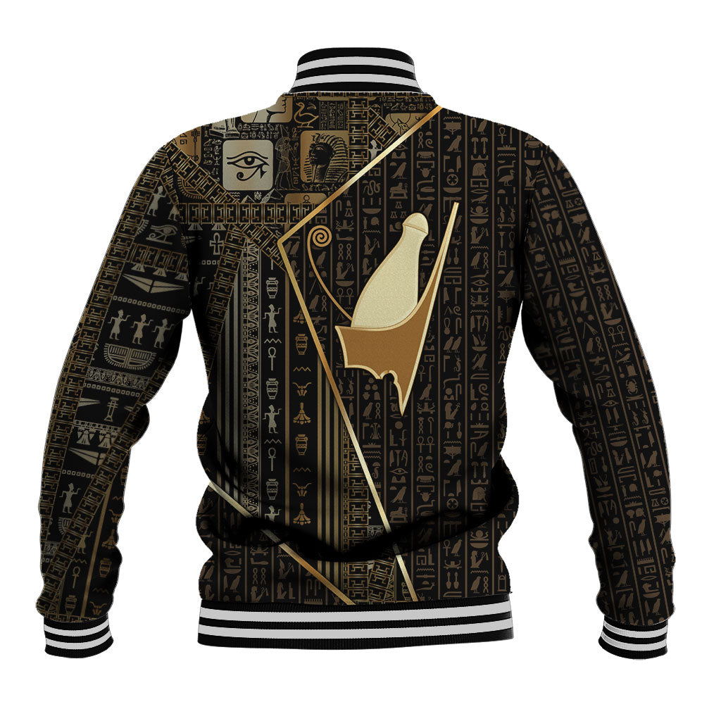 Egypt Pschent Crown Baseball Jacket Ancient Mythology Unified Pharaoh
