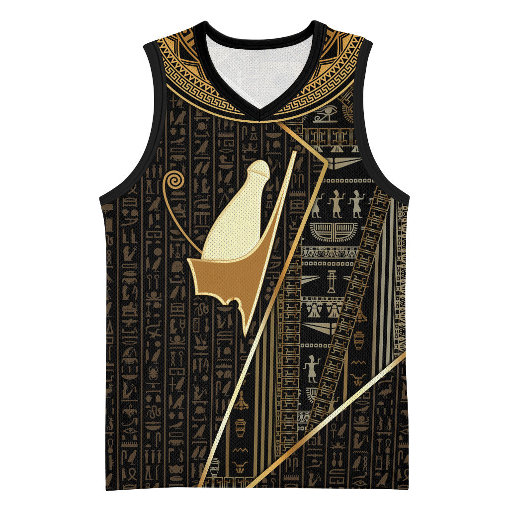 Egypt Pschent Crown Basketball Jersey Ancient Mythology Unified Pharaoh