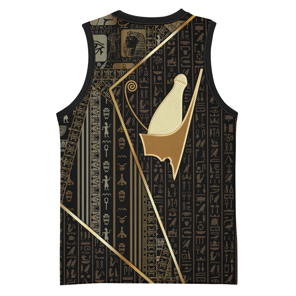 Egypt Pschent Crown Basketball Jersey Ancient Mythology Unified Pharaoh