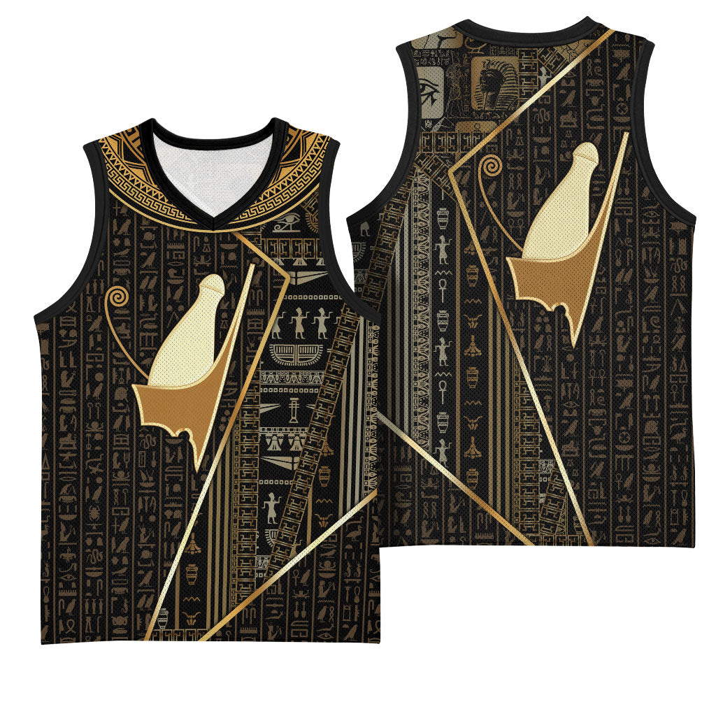 Egypt Pschent Crown Basketball Jersey Ancient Mythology Unified Pharaoh