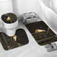Egypt Pschent Crown Bathroom Set Ancient Mythology Unified Pharaoh