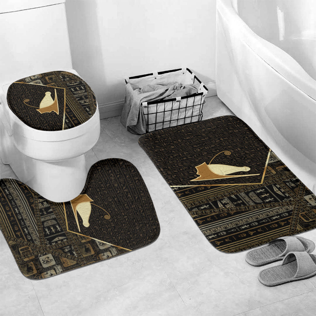 Egypt Pschent Crown Bathroom Set Ancient Mythology Unified Pharaoh