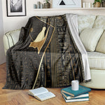 Egypt Pschent Crown Blanket Ancient Mythology Unified Pharaoh