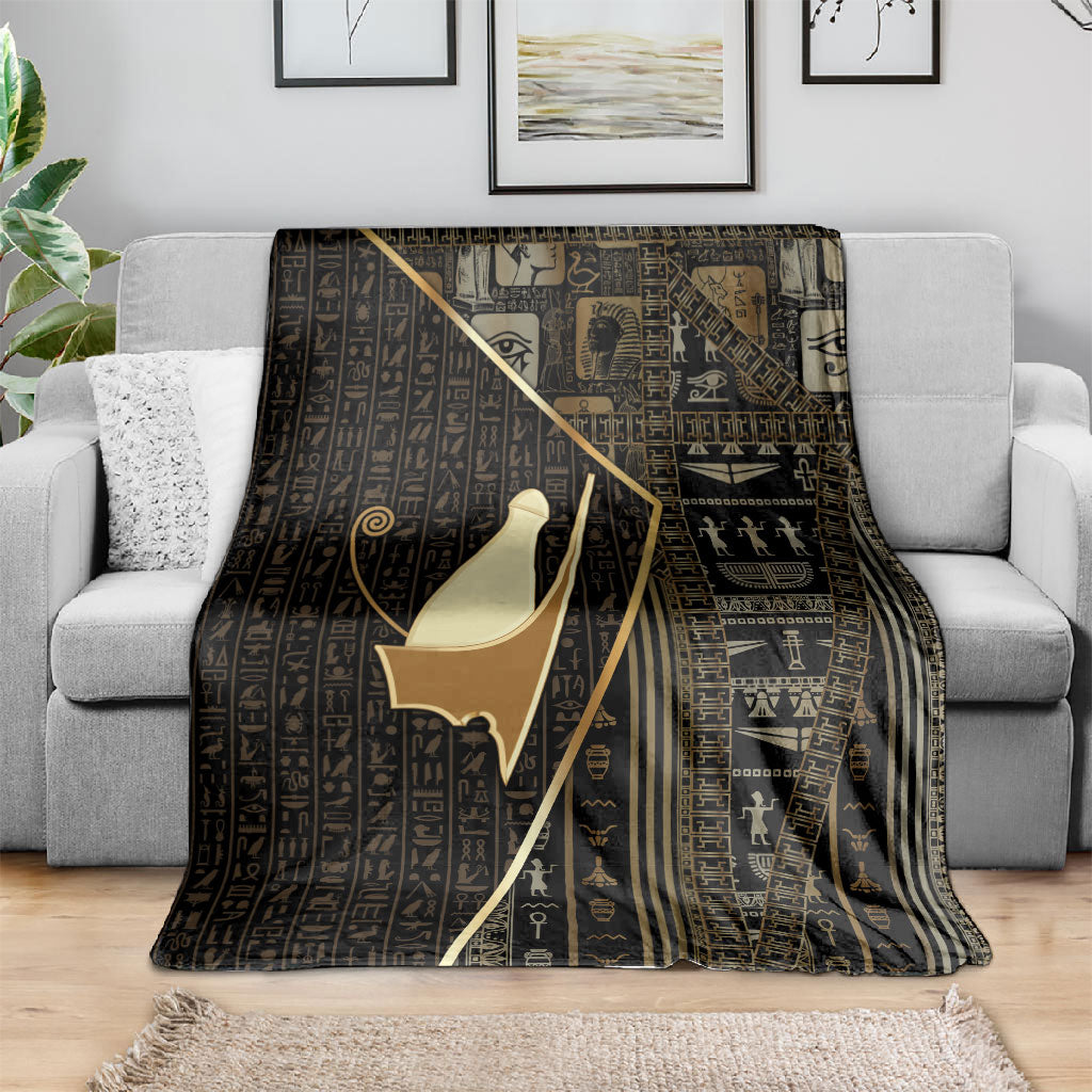 Egypt Pschent Crown Blanket Ancient Mythology Unified Pharaoh