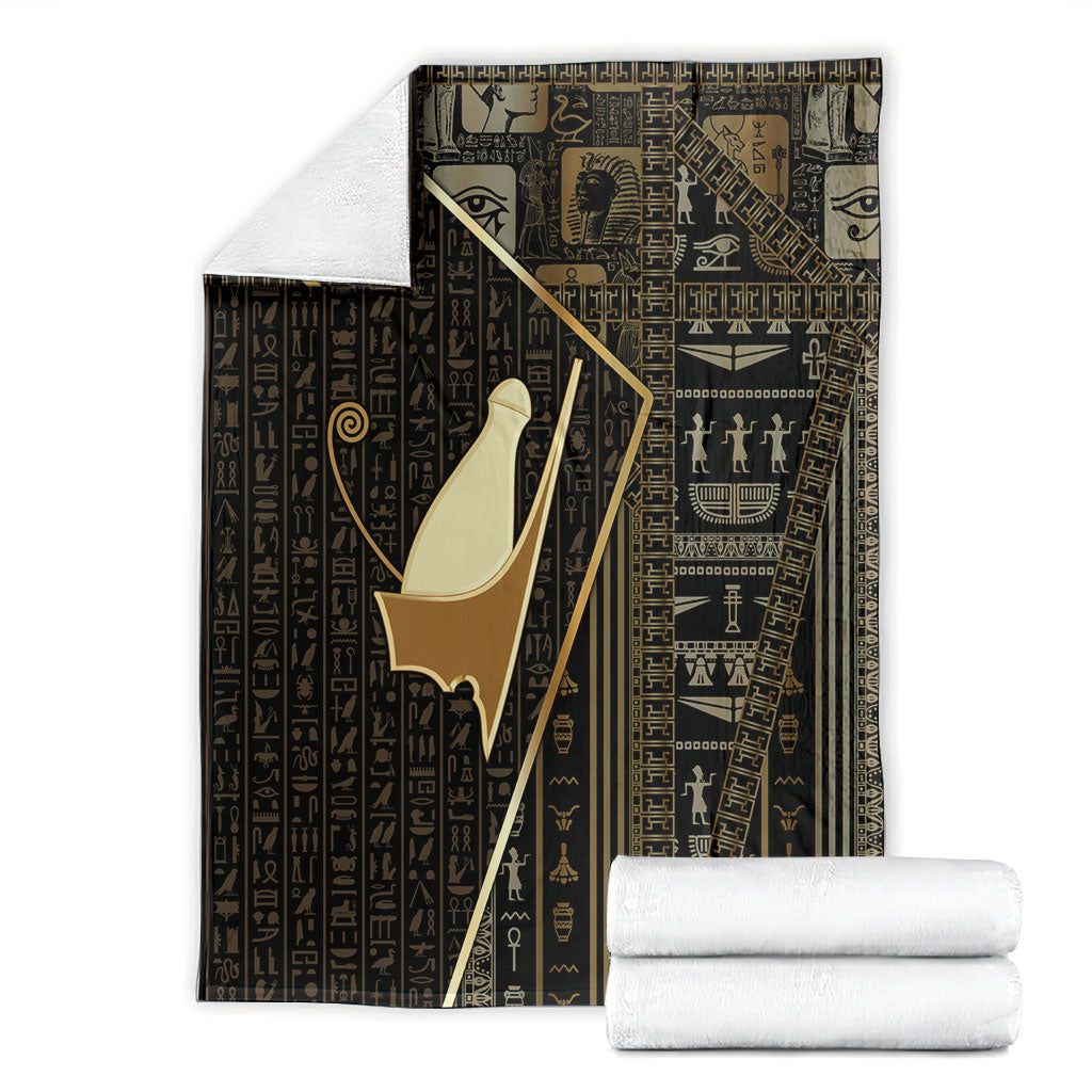 Egypt Pschent Crown Blanket Ancient Mythology Unified Pharaoh