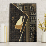 Egypt Pschent Crown Canvas Wall Art Ancient Mythology Unified Pharaoh