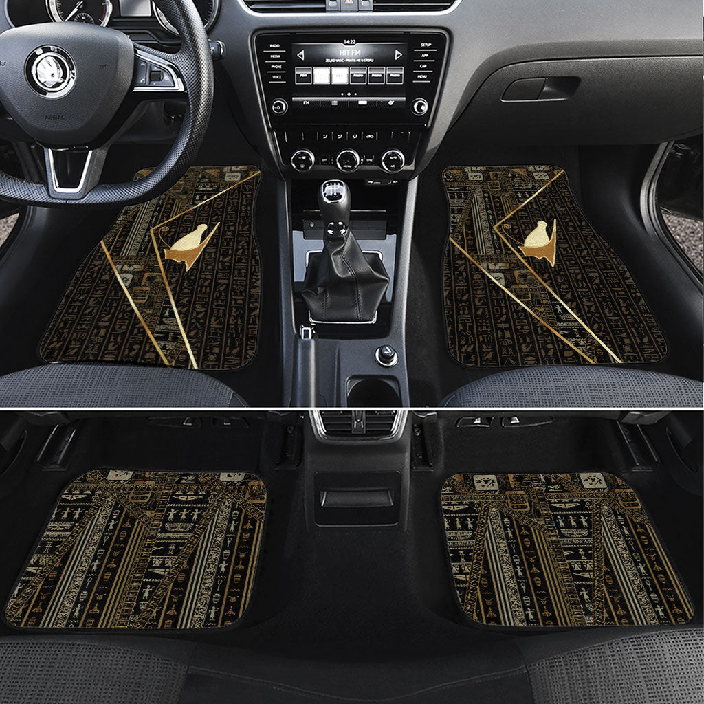 Egypt Pschent Crown Car Mats Ancient Mythology Unified Pharaoh