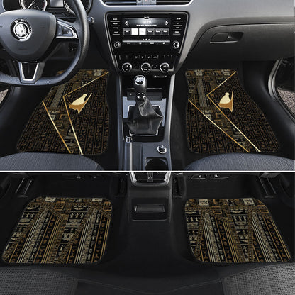 Egypt Pschent Crown Car Mats Ancient Mythology Unified Pharaoh