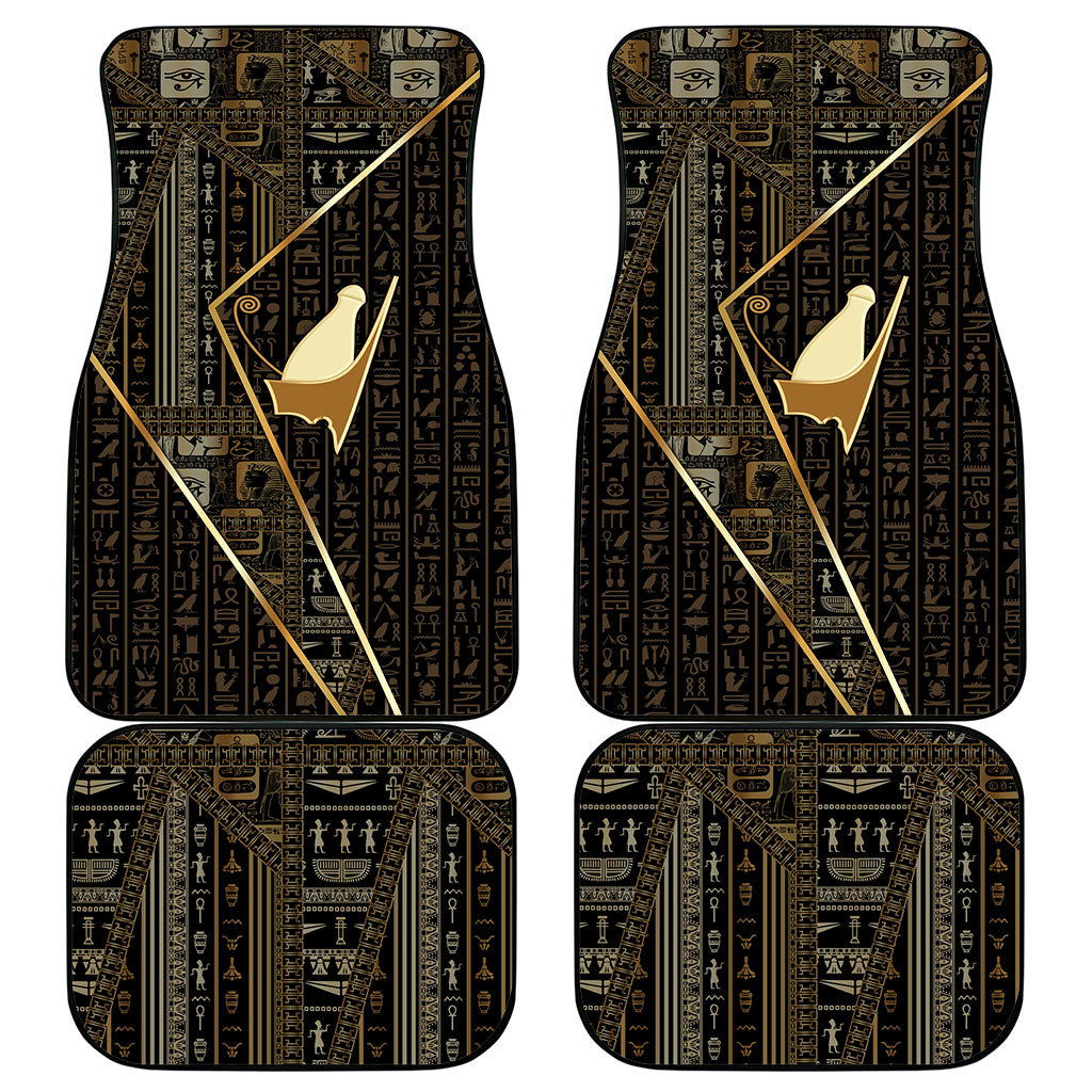 Egypt Pschent Crown Car Mats Ancient Mythology Unified Pharaoh
