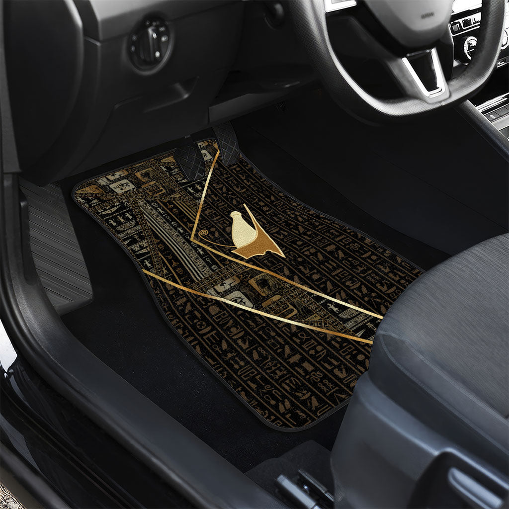 Egypt Pschent Crown Car Mats Ancient Mythology Unified Pharaoh