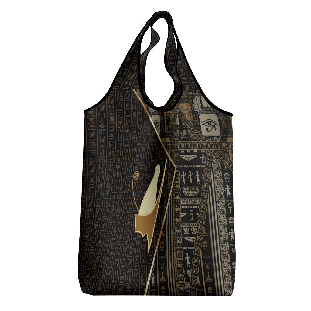 Egypt Pschent Crown Grocery Bag Ancient Mythology Unified Pharaoh