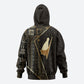 Egypt Pschent Crown Hoodie Ancient Mythology Unified Pharaoh