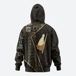 Egypt Pschent Crown Hoodie Ancient Mythology Unified Pharaoh