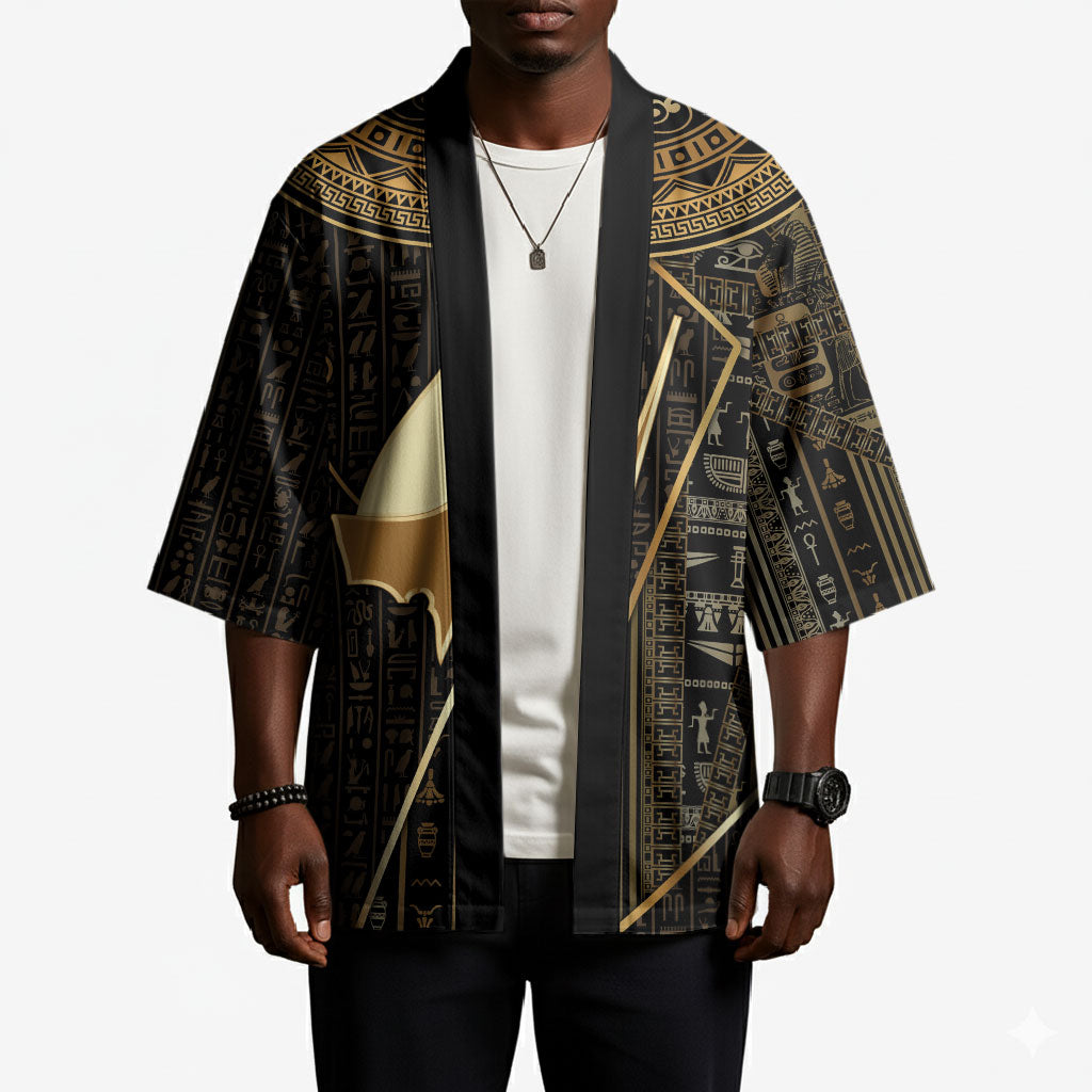 Egypt Pschent Crown Kimono Ancient Mythology Unified Pharaoh