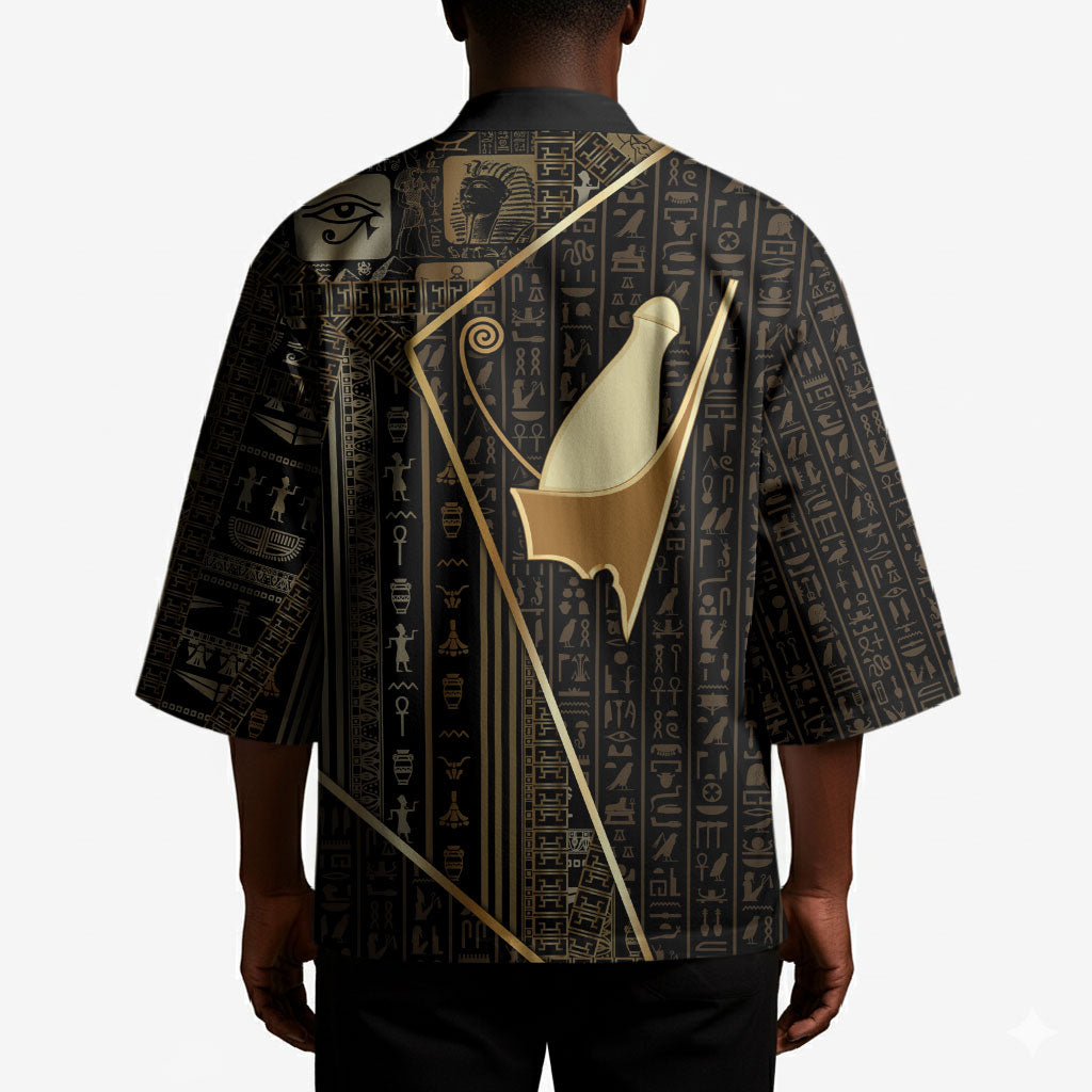 Egypt Pschent Crown Kimono Ancient Mythology Unified Pharaoh