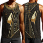 Egypt Pschent Crown Men Tank Top Ancient Mythology Unified Pharaoh