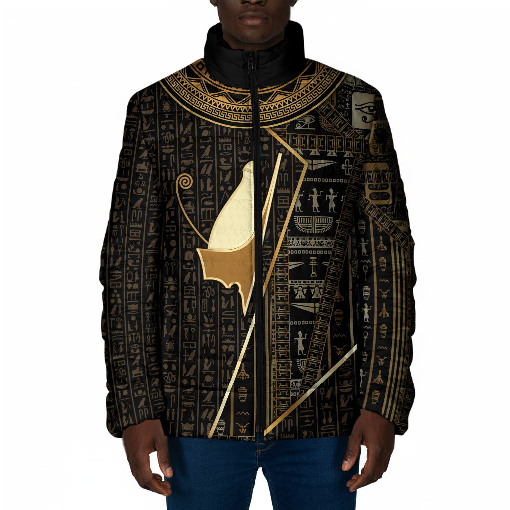 Egypt Pschent Crown Padded Jacket Ancient Mythology Unified Pharaoh