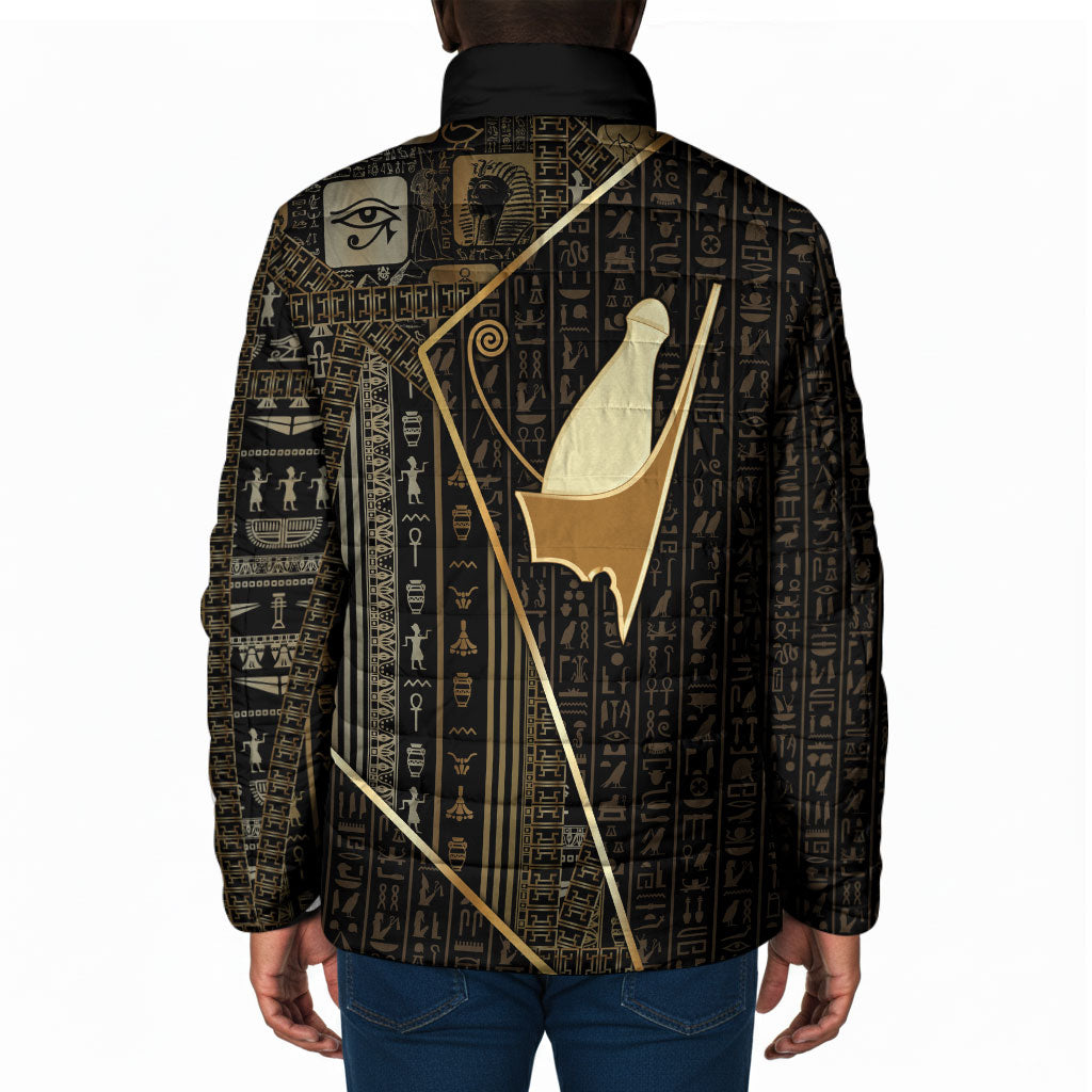 Egypt Pschent Crown Padded Jacket Ancient Mythology Unified Pharaoh