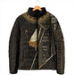 Egypt Pschent Crown Padded Jacket Ancient Mythology Unified Pharaoh