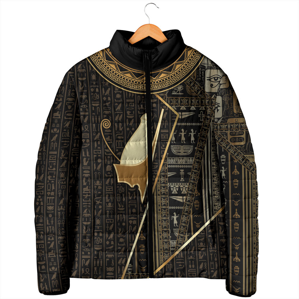 Egypt Pschent Crown Padded Jacket Ancient Mythology Unified Pharaoh