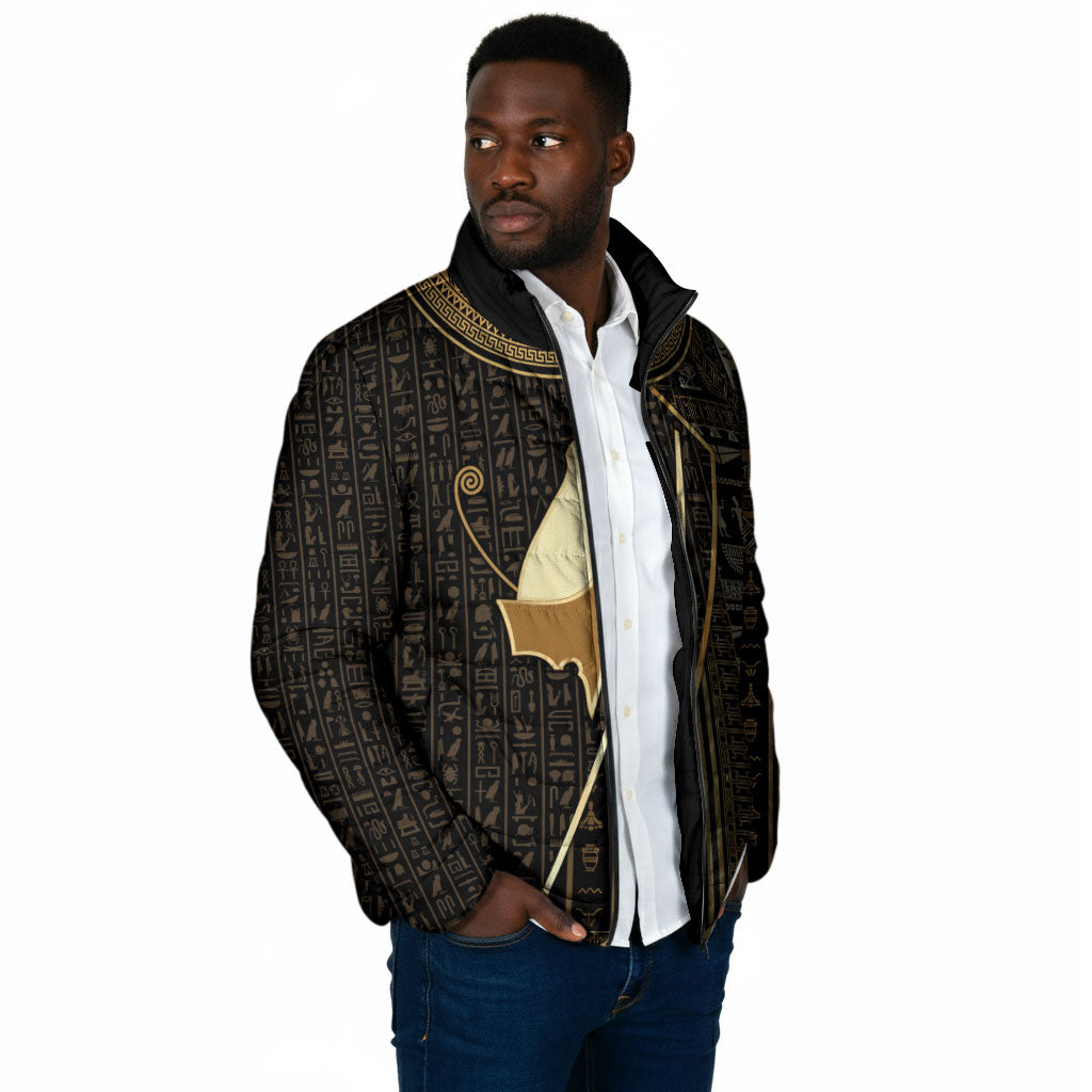 Egypt Pschent Crown Padded Jacket Ancient Mythology Unified Pharaoh
