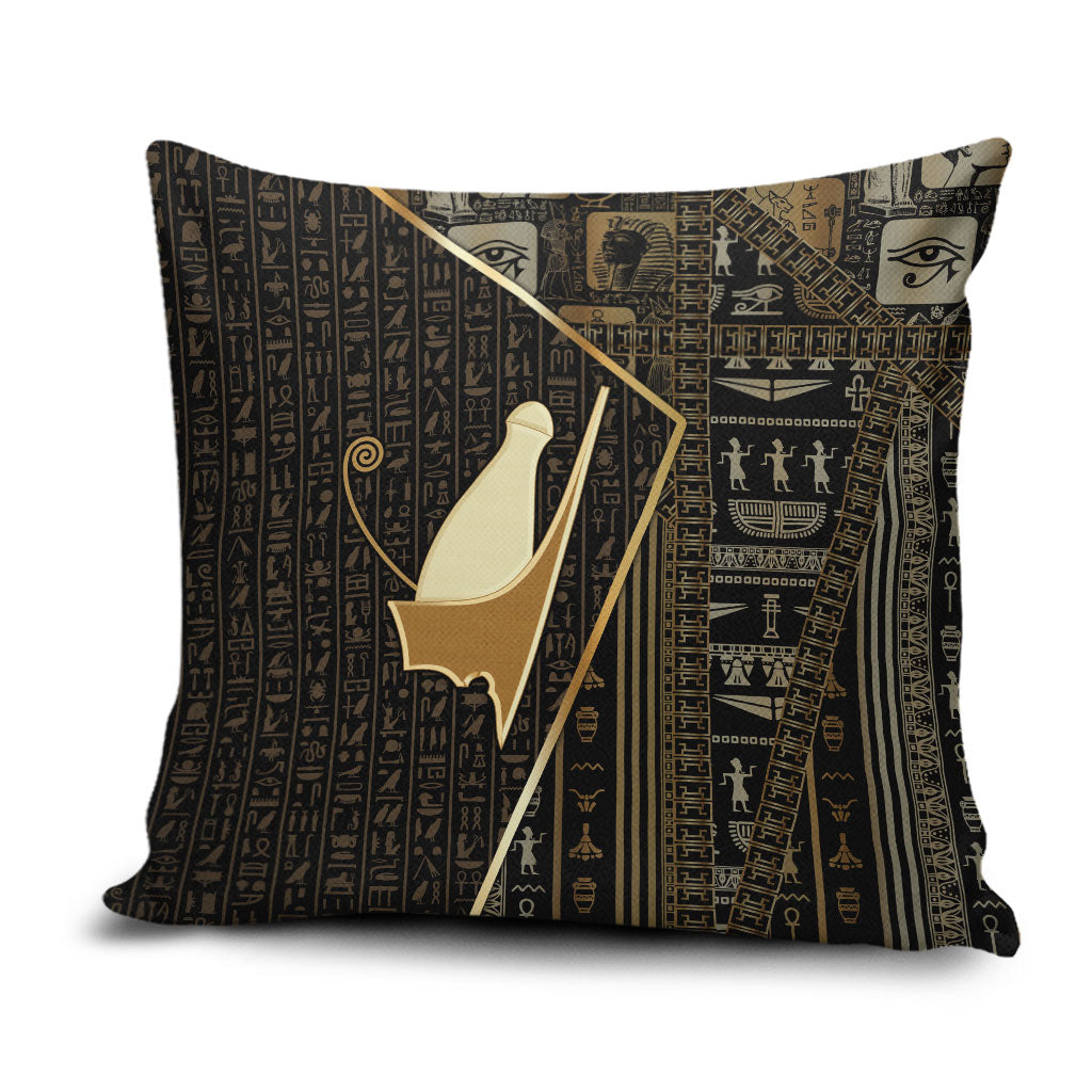 Egypt Pschent Crown Pillow Cover Ancient Mythology Unified Pharaoh