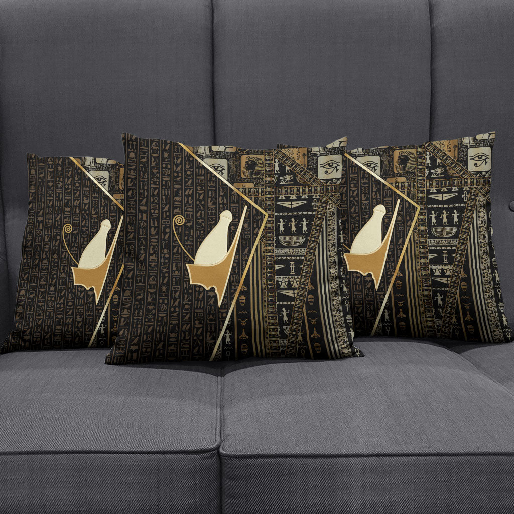 Egypt Pschent Crown Pillow Cover Ancient Mythology Unified Pharaoh