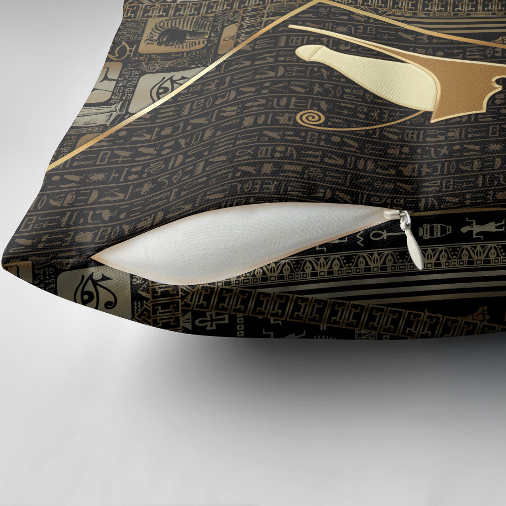 Egypt Pschent Crown Pillow Cover Ancient Mythology Unified Pharaoh