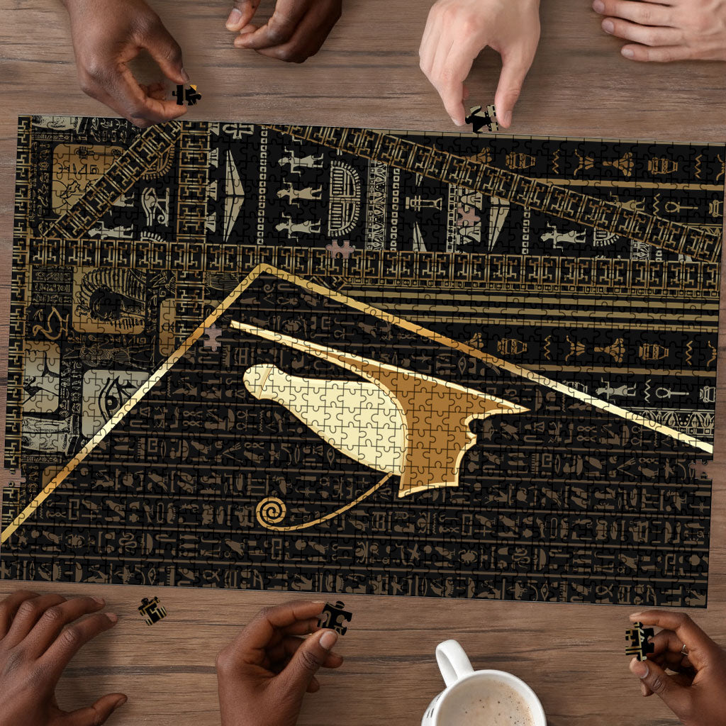 Egypt Pschent Crown Puzzle Ancient Mythology Unified Pharaoh