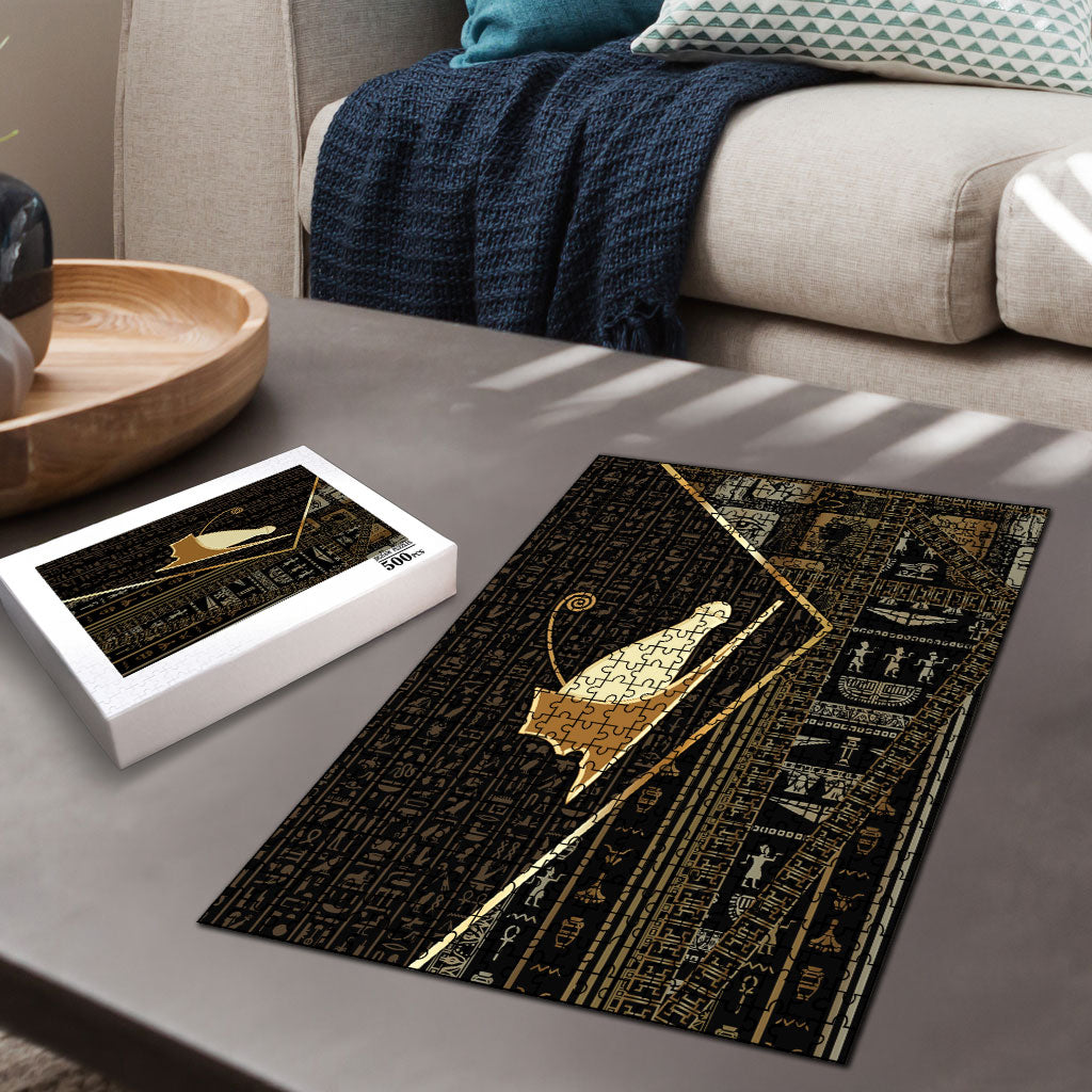 Egypt Pschent Crown Puzzle Ancient Mythology Unified Pharaoh