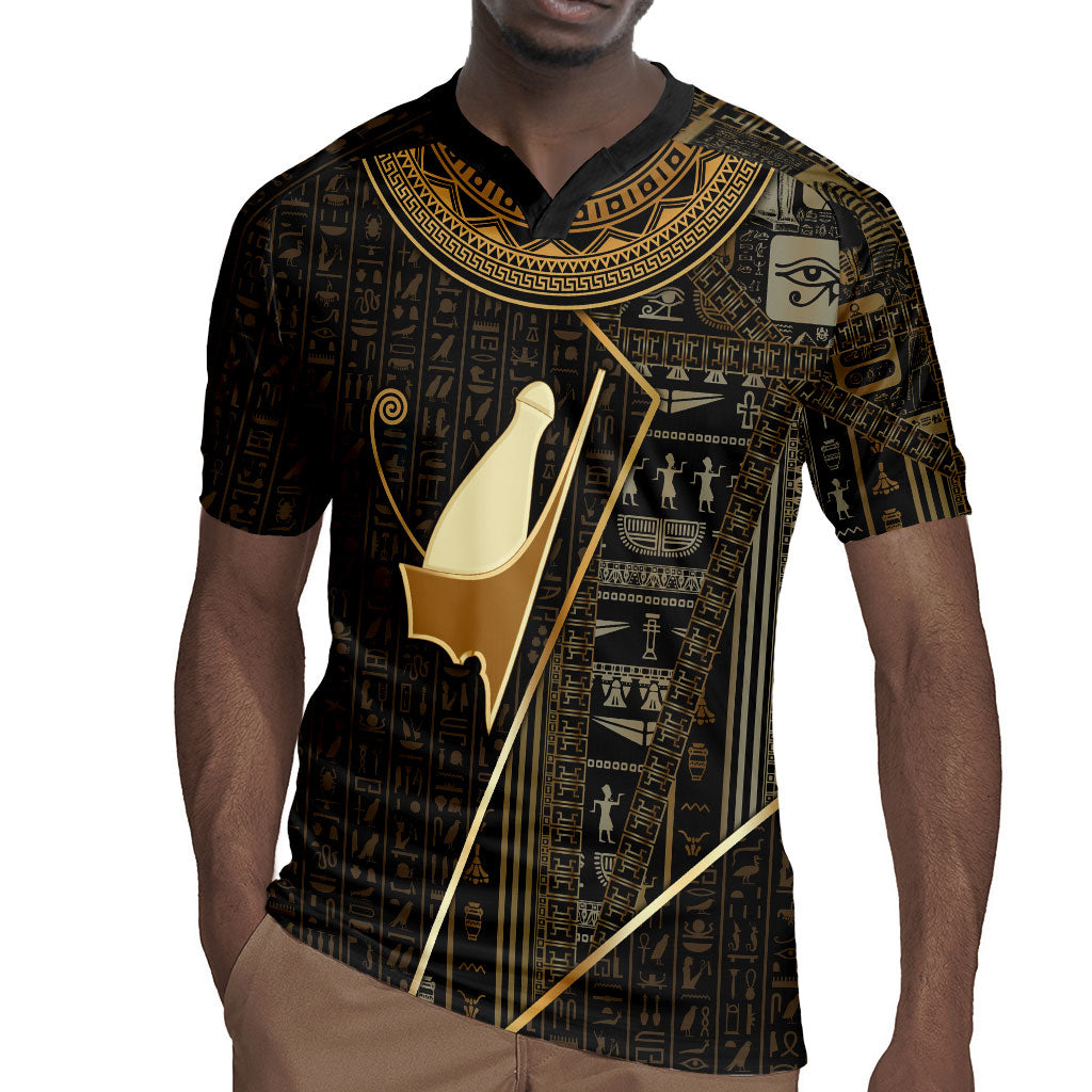 Egypt Pschent Crown Rugby Jersey Ancient Mythology Unified Pharaoh
