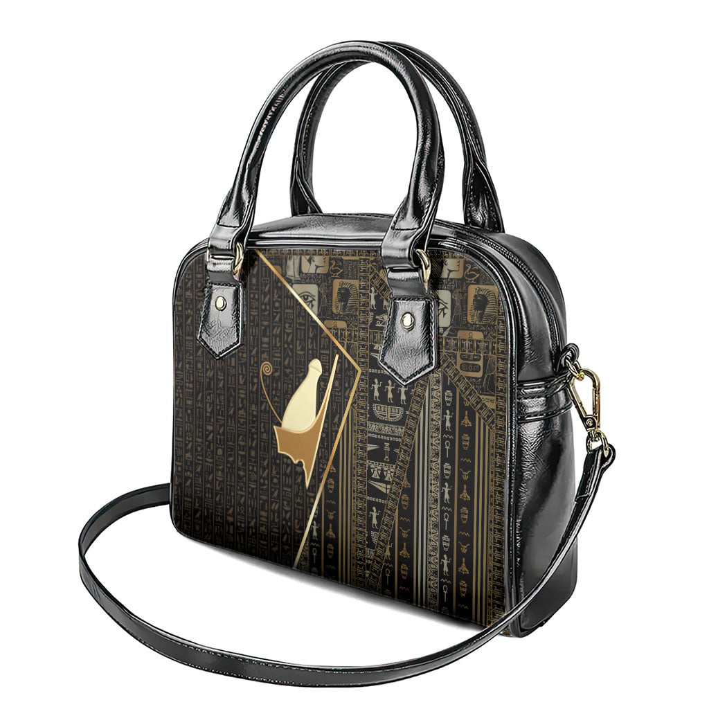 Egypt Pschent Crown Shoulder Handbag Ancient Mythology Unified Pharaoh