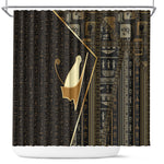 Egypt Pschent Crown Shower Curtain Ancient Mythology Unified Pharaoh