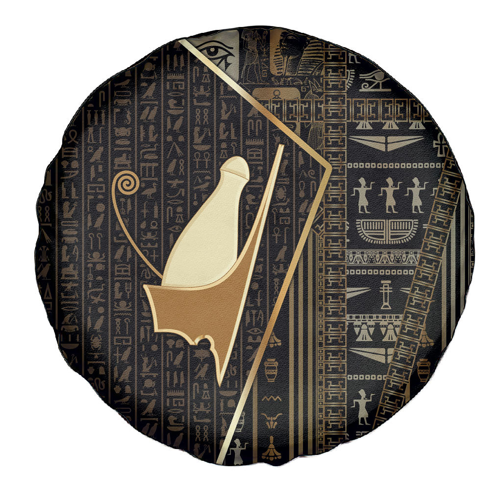 Egypt Pschent Crown Spare Tire Cover Ancient Mythology Unified Pharaoh