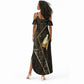 Egypt Pschent Crown Summer Maxi Dress Ancient Mythology Unified Pharaoh